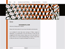 Tablet Screenshot of dougmath.com